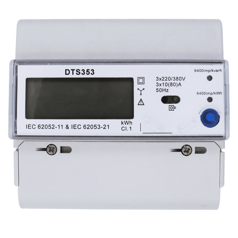 Protocole Modbus et protocole 645 Dispositif de mesure triphasé à relais 90A intégré